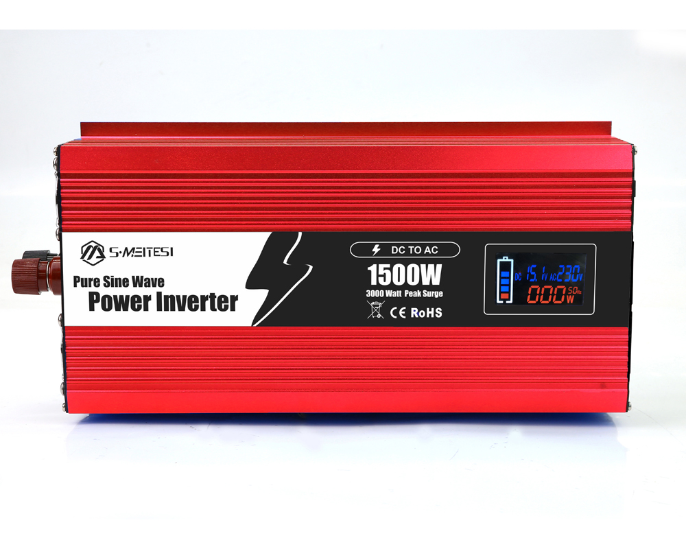 LSP1500-1500W 应急/车载/家居/户外纯正弦波逆变器，多功能智能数显逆变器