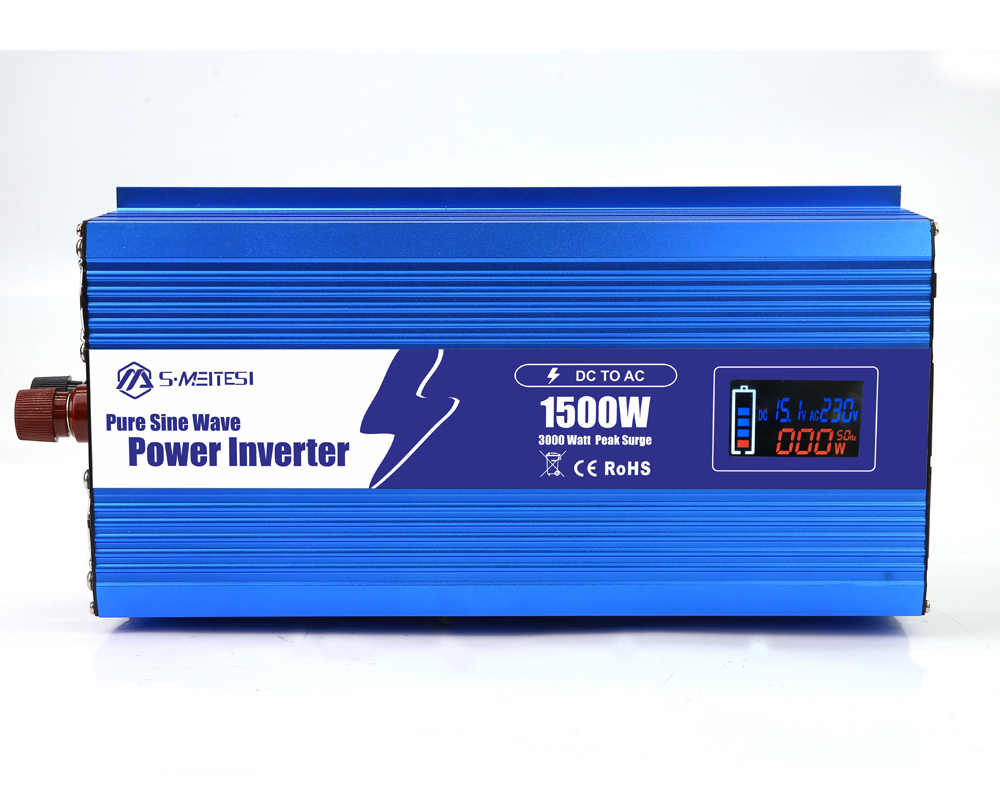 LSP1500-1500W 应急/车载/家居/户外纯正弦波逆变器，多功能智能数显逆变器