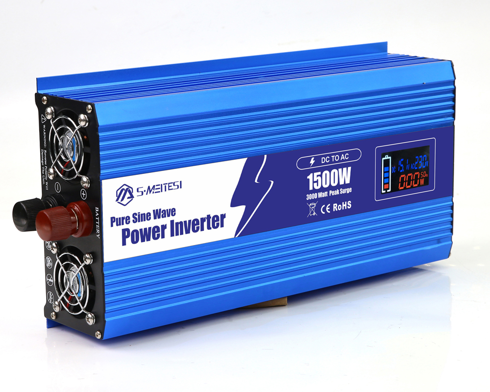 LSP1500-1500W 应急/车载/家居/户外纯正弦波逆变器，多功能智能数显逆变器