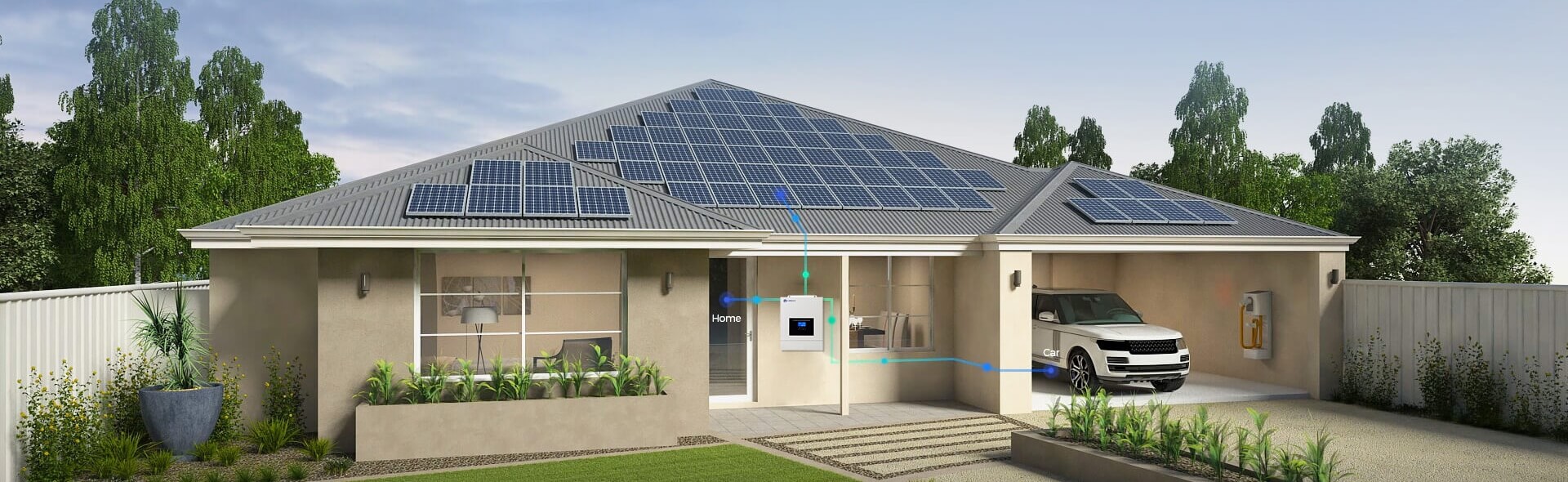 Wall-mounted home energy storage
