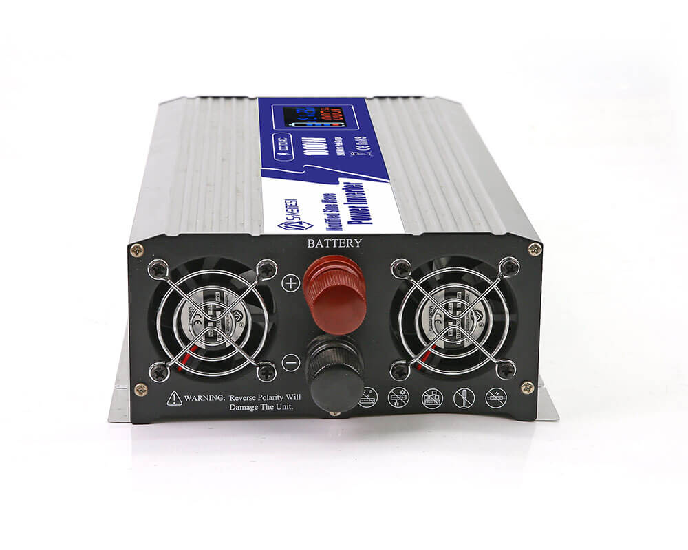 LNP1000-1000W Intelligent LCD Modified Sine Wave DC 12V 24V 48V To AC 110v 220V Power Inverter