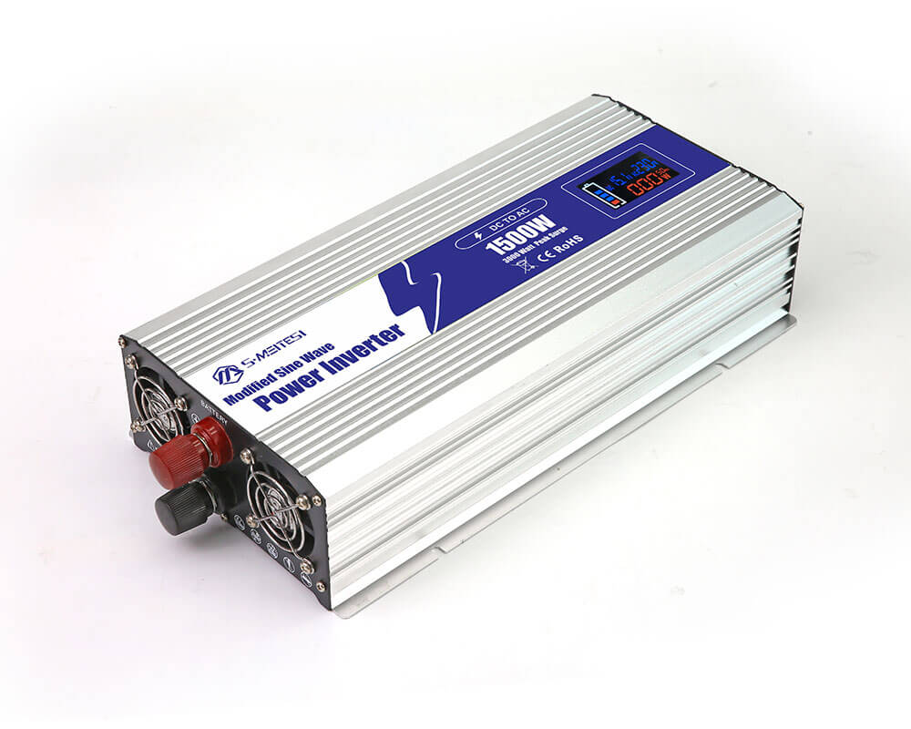 LNP1500-1500W Intelligent LCD Modified Sine Wave DC 12V 24V 48V To AC 110v 220V Power Inverter