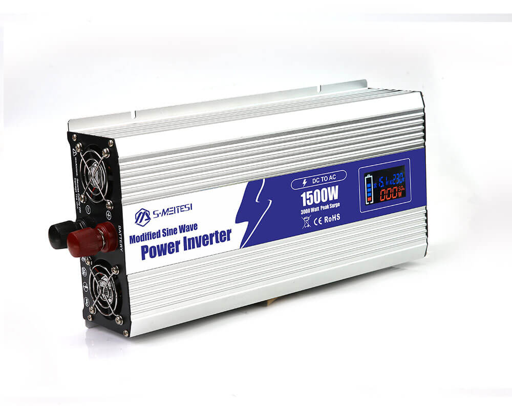 LNP1500-1500W Intelligent LCD Modified Sine Wave DC 12V 24V 48V To AC 110v 220V Power Inverter