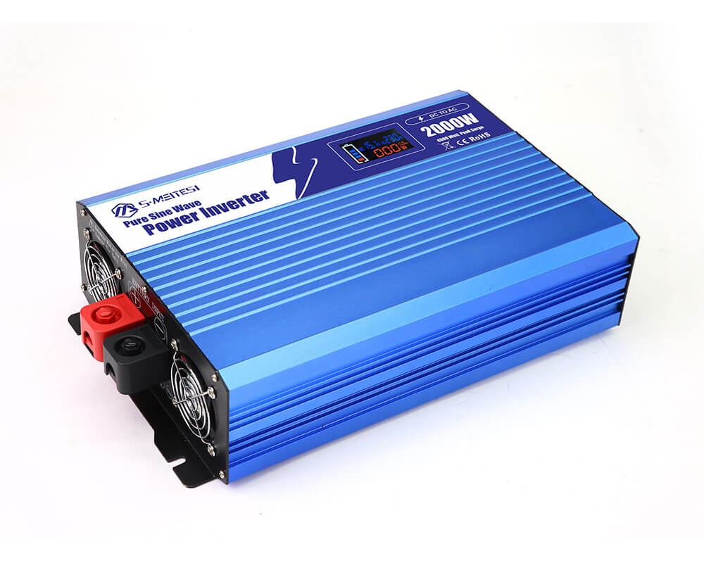 LSP2000-2000W Intelligent LCD Pure Sine Wave DC 12V 24V To AC 110v 220V Power Inverter