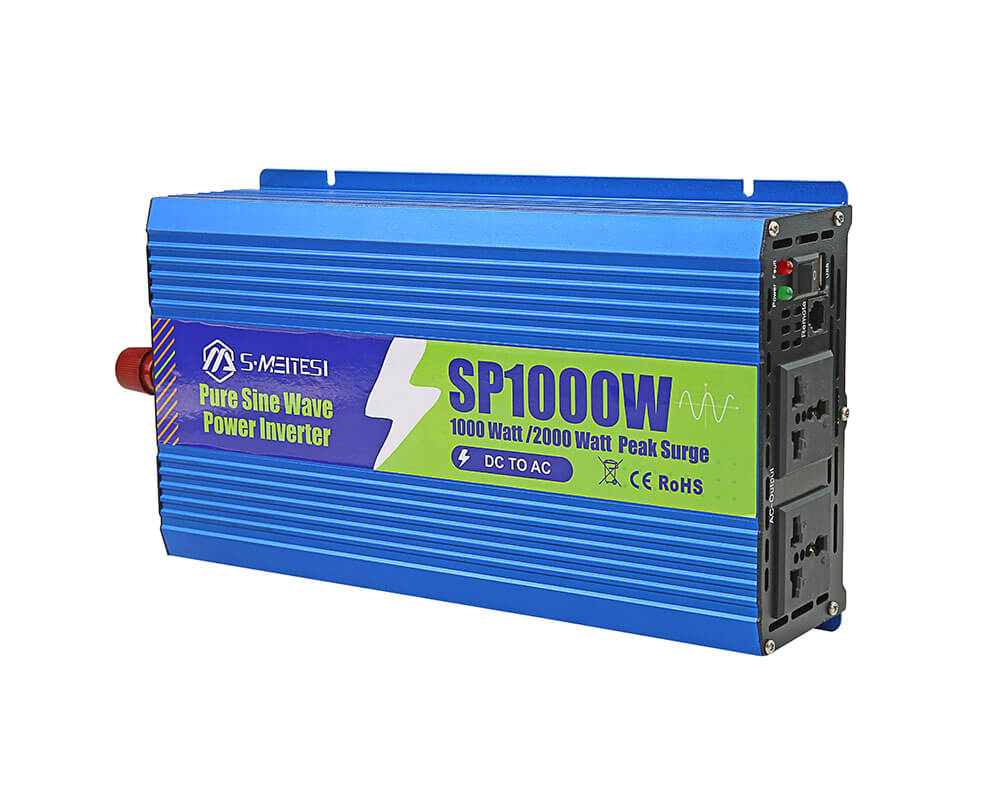 SP1000-1000W Car Inverter Dc 12v 24v 48v To Ac 110v 220v Pure Sine Wave Inverter